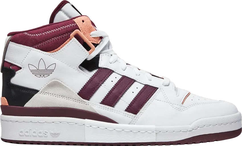  Adidas adidas Forum Exhibit High White Crimson Blush