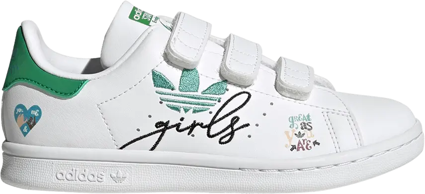  Adidas Stan Smith Little Kid &#039;Grl Power&#039;