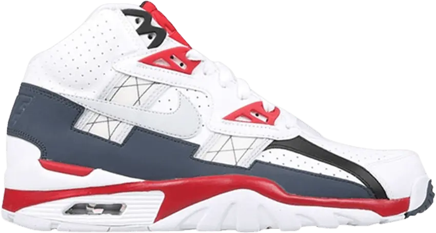  Nike Air Trainer SC High White Magnet Grey Red