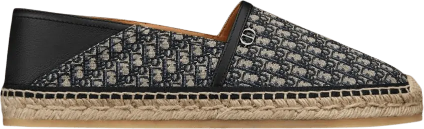 Dior Paradise Espadrille &#039;Dior Oblique - Beige Black&#039;