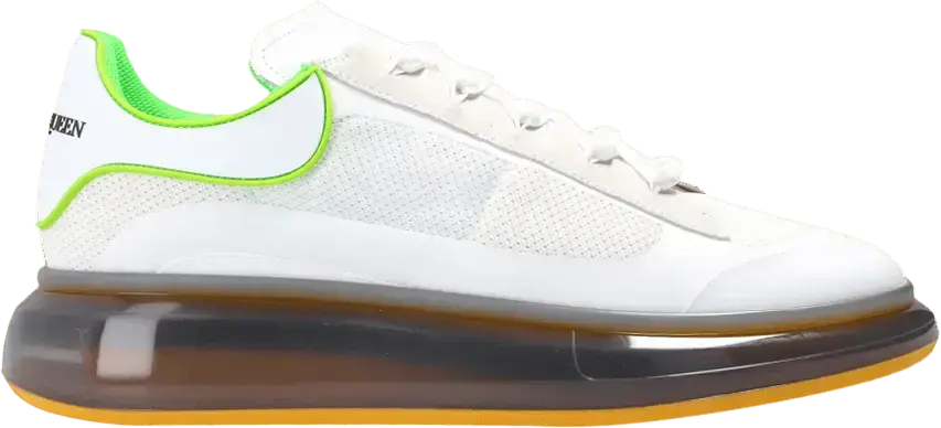  Alexander Mcqueen Alexander McQueen Oversized Sneaker &#039;Clear Sole - White Neon Green&#039;