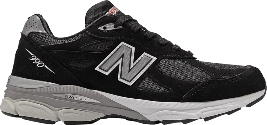  New Balance 990v3 Black White