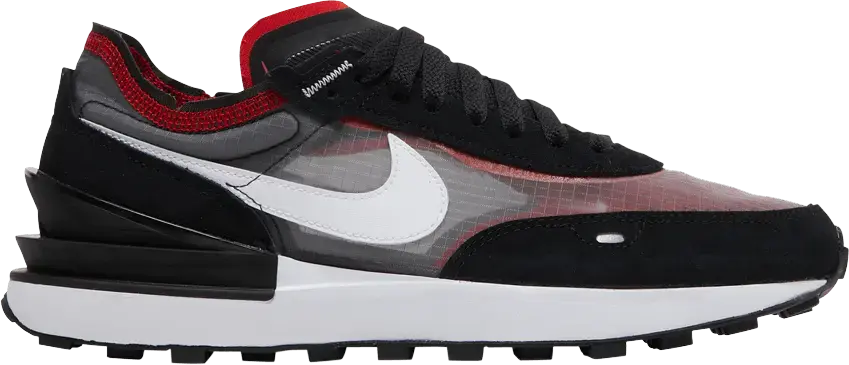  Nike Waffle One SE Black Sport Red