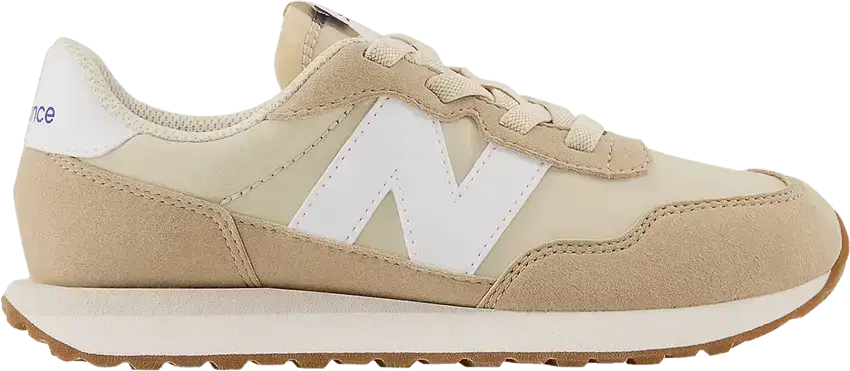  New Balance 237 Bungee Lace Little Kid &#039;Beige Gum&#039;