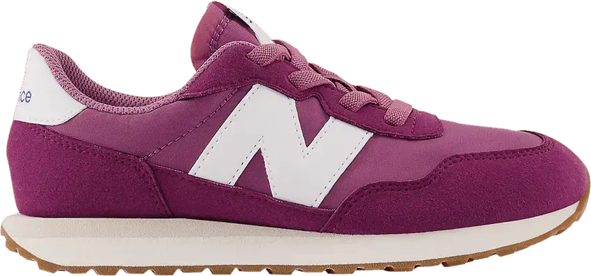  New Balance 237 Bungee Lace Little Kid &#039;Dark Ember Gum&#039;