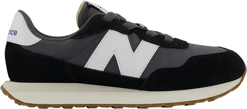  New Balance 237 Bungee Little Kid Wide &#039;Black Moonbeam&#039;