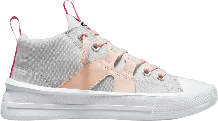  Converse Chuck Taylor All Star Easy-On Mid GS &#039;Mouse Pink Zest&#039;