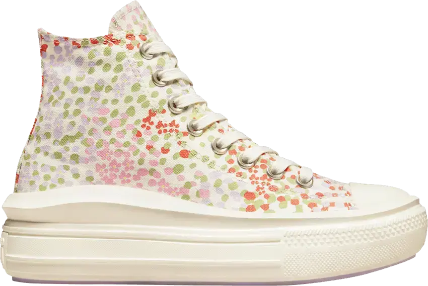  Converse Wmns Chuck Taylor All Star Move Platform High &#039;Floral&#039;