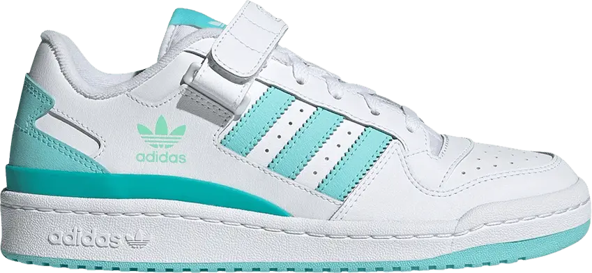  Adidas adidas Forum Low Cloud White Clear Aqua (Women&#039;s)