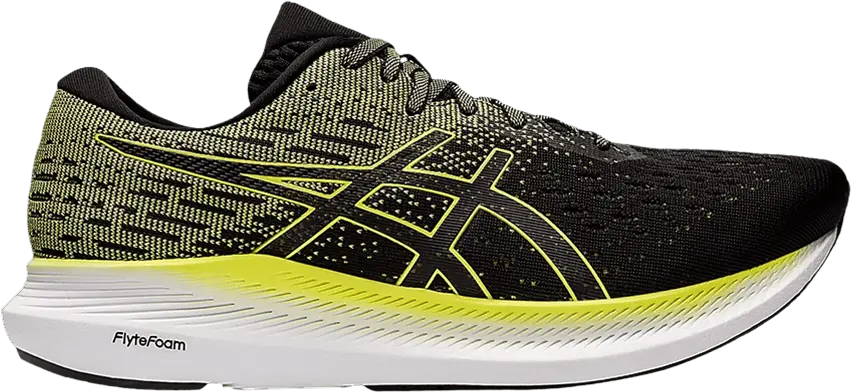  Asics EvoRide 2 2E Wide &#039;Black Glow Yellow&#039;