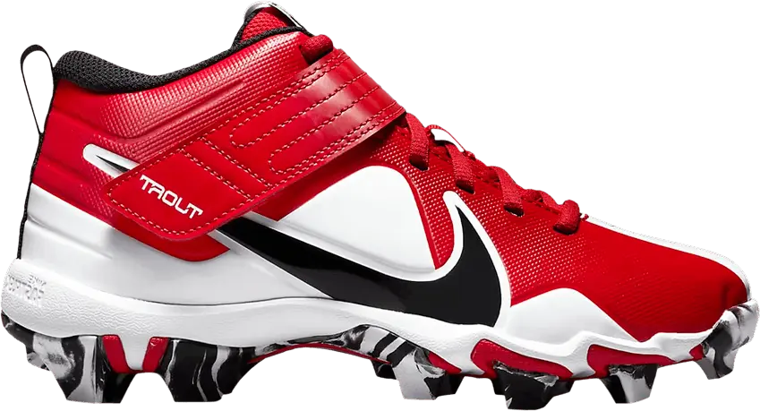  Nike Force Trout 7 Keystone GS &#039;University Red Black&#039;