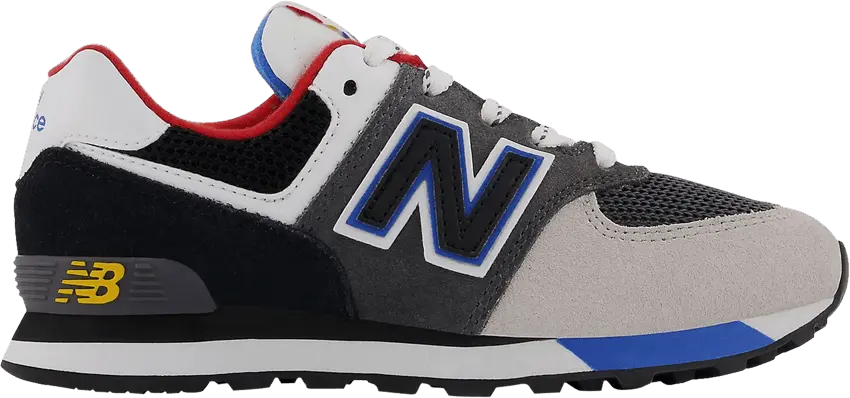  New Balance 574 Little Kid Wide &#039;Magnet Serene Blue&#039;