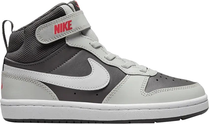  Nike Court Borough Mid 2 PS &#039;Medium Ash Light Silver&#039;