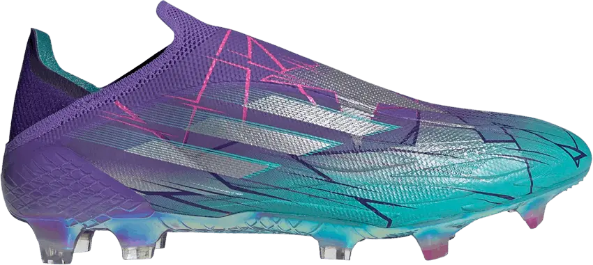  Adidas X Speedflow+ FG &#039;Purple Rush Mint Rush&#039;