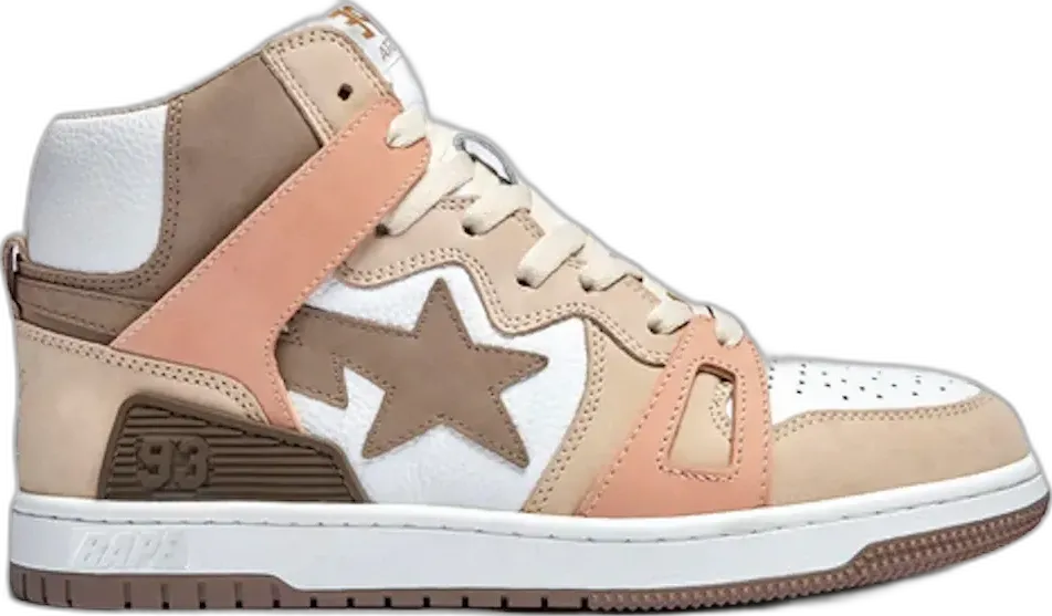 A Bathing Ape Bape Sta 93 Hi Brown