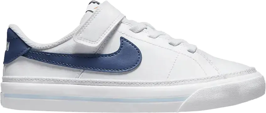  Nike Court Legacy PS &#039;White Mystic Navy&#039;