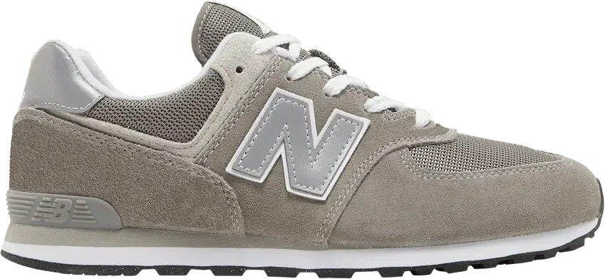  New Balance 574 Big Kid &#039;Core Pack - Grey White&#039;