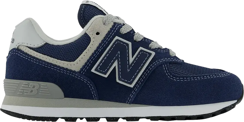  New Balance 574 Little Kid Wide &#039;Core Pack - Navy&#039;