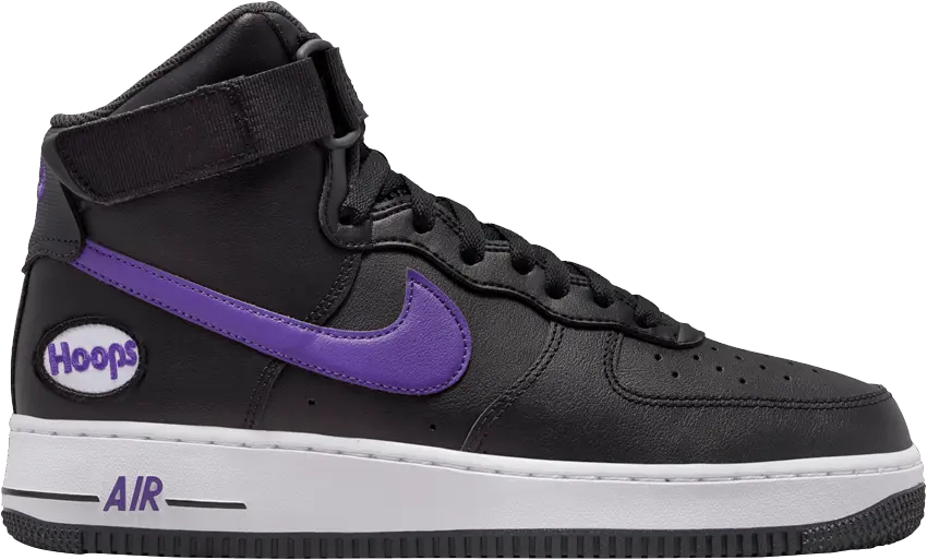  Nike Air Force 1 High &#039;07 LV8 &#039;Hoops Pack - Black Dark Iris&#039;