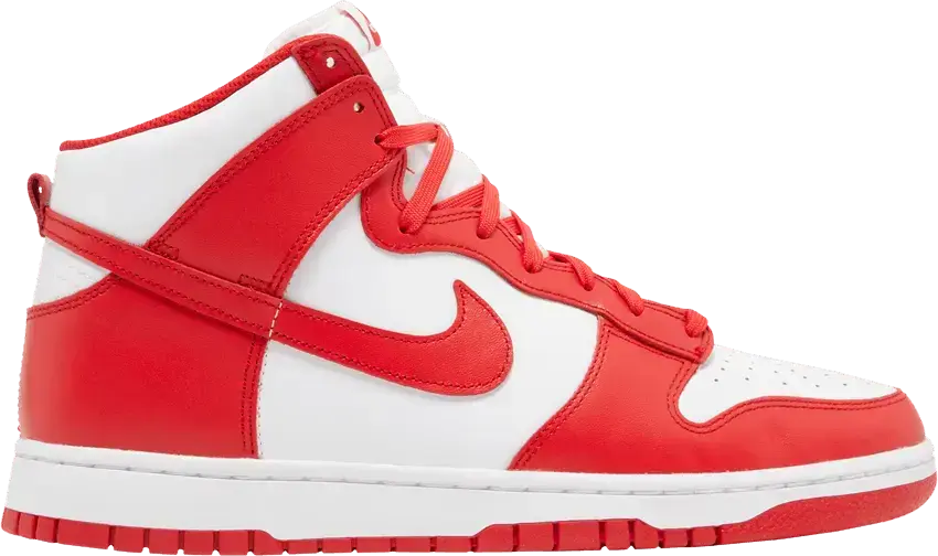  Nike Dunk High Championship White Red