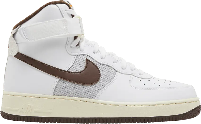  Nike Air Force 1 High &#039;07 Vintage White Light Chocolate