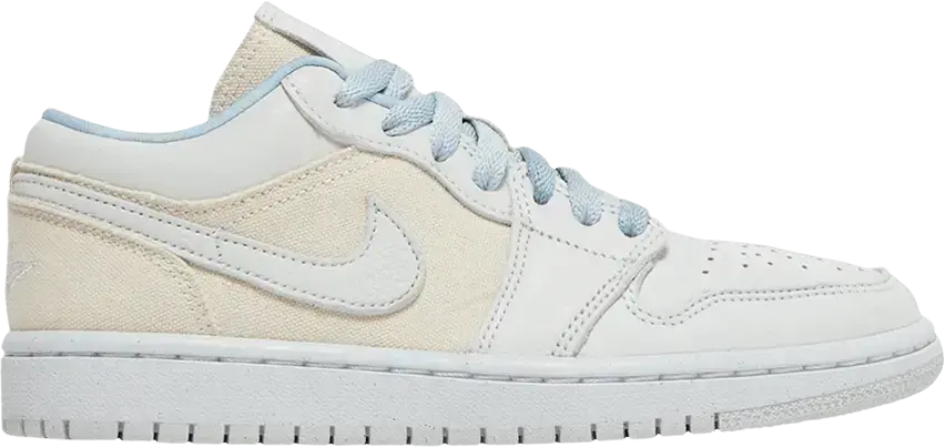  Jordan 1 Low Se Canvas Iris Whisper Sail (Women&#039;s)