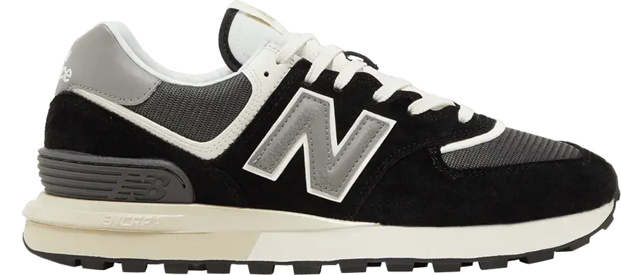  New Balance 574 Black Grey White