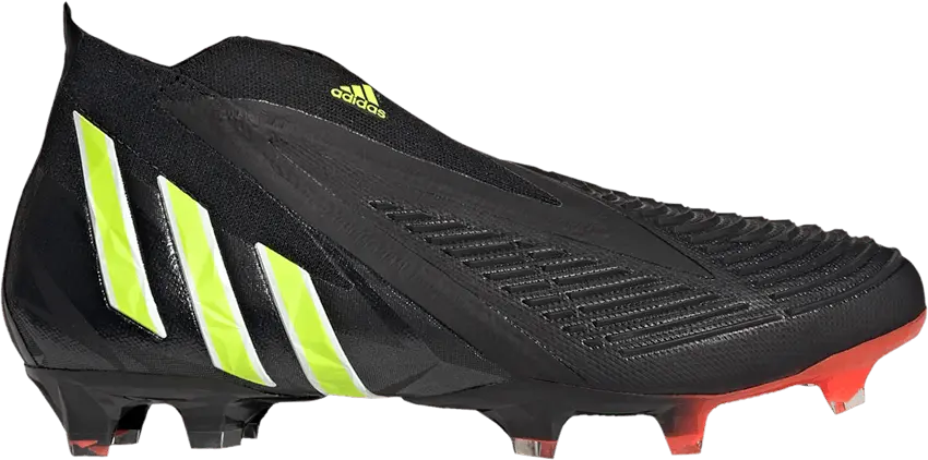  Adidas Predator Edge+ FG &#039;Black Team Solar Yellow&#039;