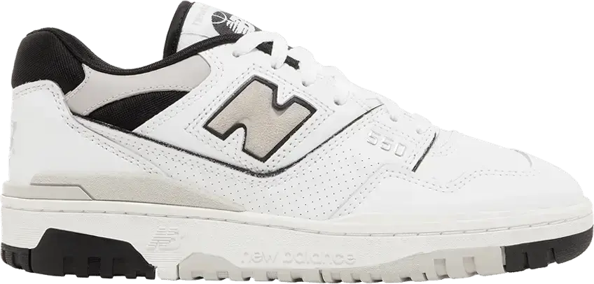  New Balance 550 White Black Grey (Women&#039;s)