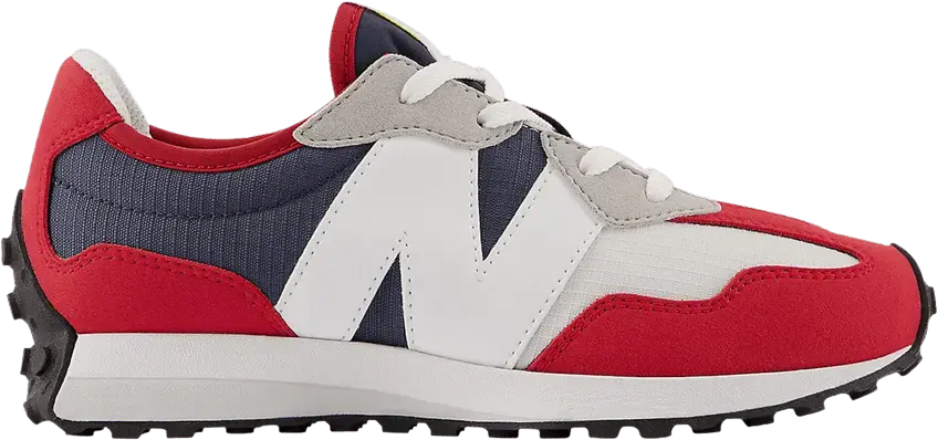  New Balance 327 Little Kid &#039;Team Red Natural Indigo&#039;