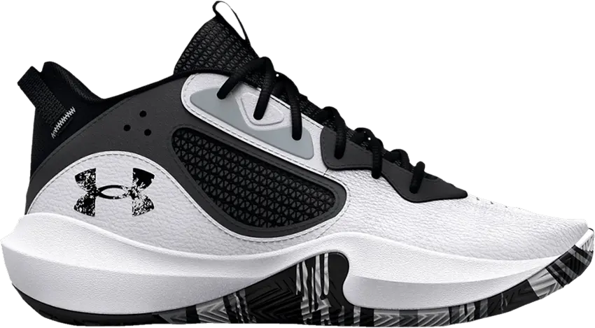  Under Armour Lockdown 6 GS &#039;White Black&#039;