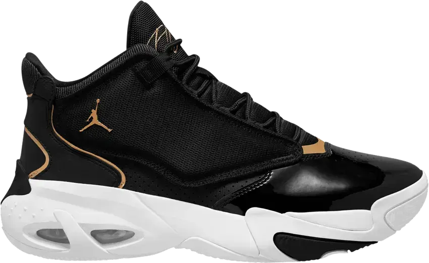  Jordan Max Aura 4 Black Gold