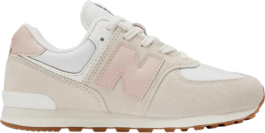  New Balance 574 Big Kid &#039;Moonbeam Pink Sand&#039;