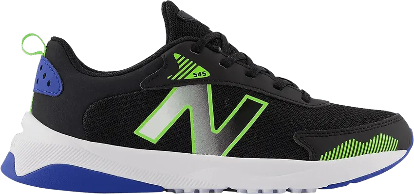  New Balance 545 Big Kid Wide &#039;Black Pixel Green&#039;