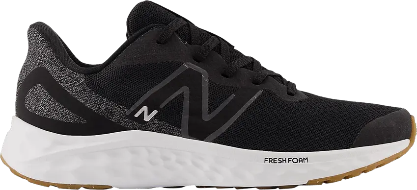  New Balance Fresh Foam Arishi v4 Big Kid Wide &#039;Black White Gum&#039;