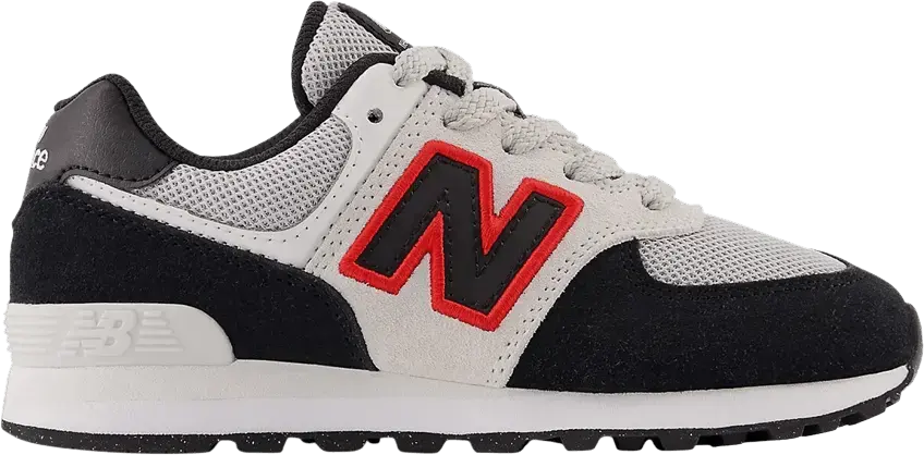  New Balance 574 Little Kid &#039;Black Nimbus Cloud Red&#039;