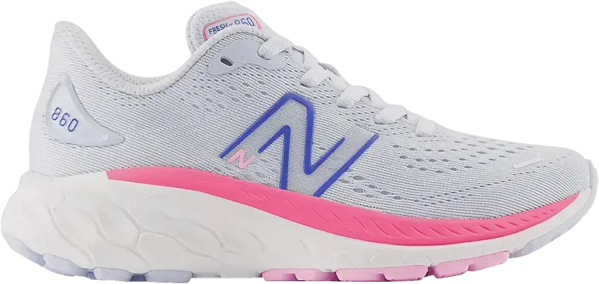  New Balance Fresh Foam X 860v13 Little Kid &#039;Moon Dust Neon Pink&#039;