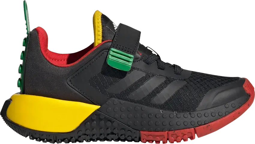 Adidas LEGO x Sport DNA Little Kid &#039;Black Red&#039;