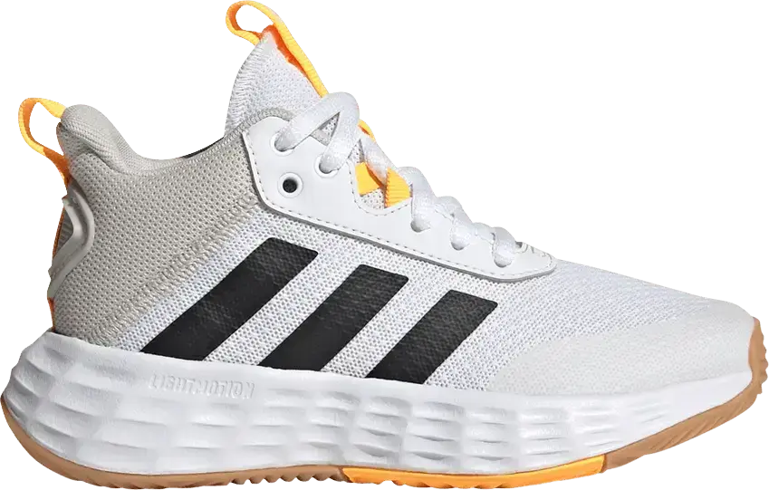  Adidas Own The Game 2.0 J &#039;White Black Solar Gold&#039;