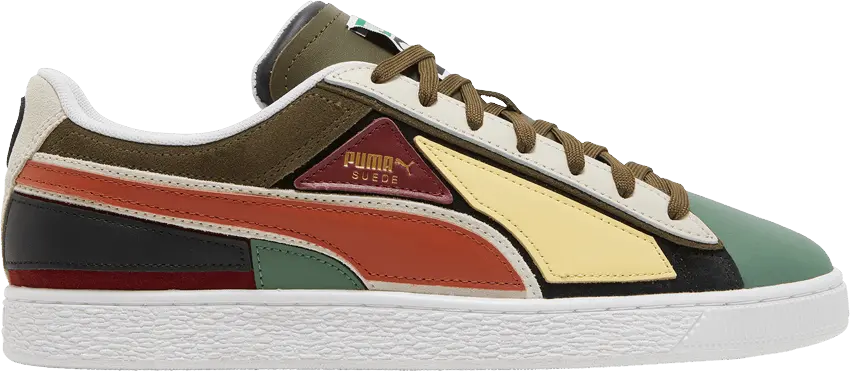  Puma Suede &#039;Layers - Deep Olive Warm Chestnut&#039;