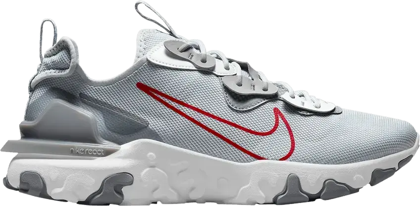  Nike React Vision &#039;Smoke Grey University Red&#039;