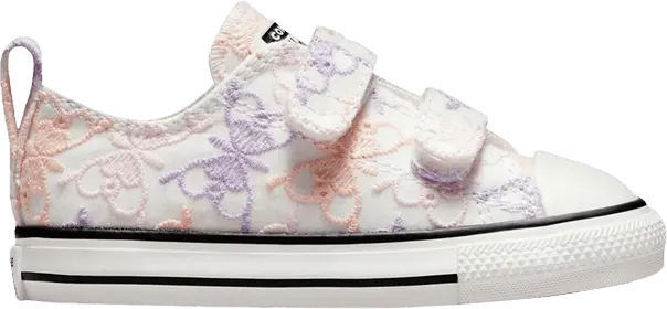  Converse Chuck Taylor All Star Easy-On Low TD &#039;Butterfly Embroidery - Pale Amethyst&#039;