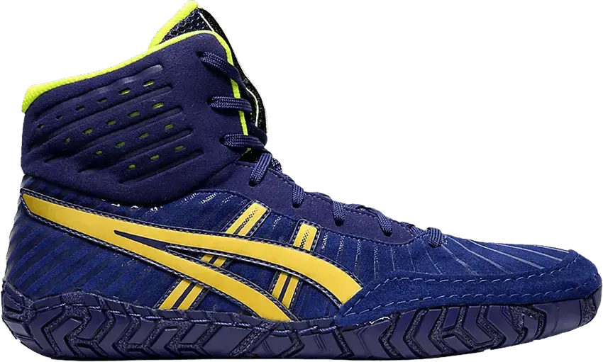  Asics Aggressor 4 &#039;Drive Blue Rich Gold&#039;