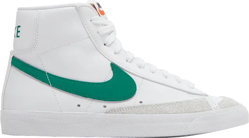  Nike Blazer Mid 77 Vintage White Malachite Green (Women&#039;s)