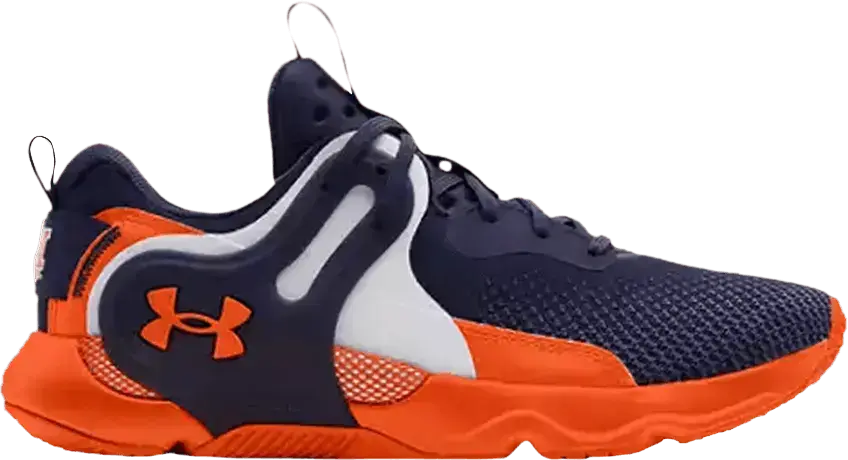  Under Armour HOVR Apex 3 Team &#039;Midnight Navy Orange&#039;