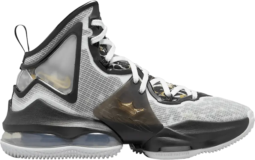  Nike LeBron 19 SE GS &#039;White Metallic Gold&#039;