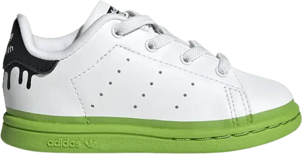  Adidas Stan Smith I &#039;Paint Drip - White Solid Green&#039;