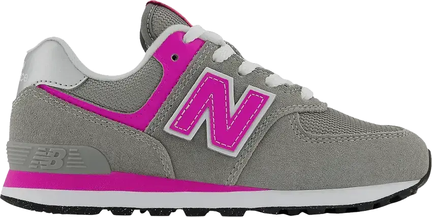  New Balance 574 Little Kid Wide &#039;Core Pack - Grey Pink&#039;