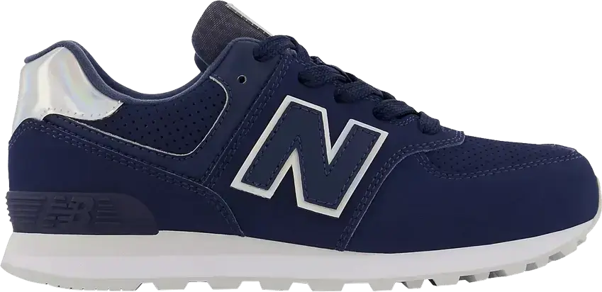  New Balance 574 Little Kid &#039;Natural Indigo&#039;