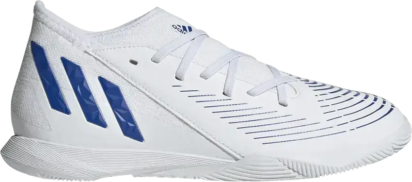  Adidas Predator Edge.3 IN J &#039;White Hi-Res Blue&#039;